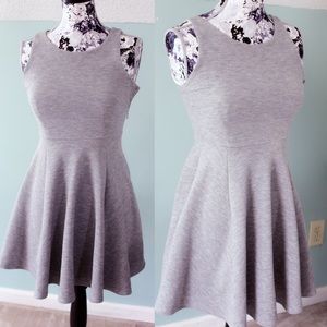 Gray Skater Dress Altar'd State